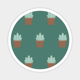 Succulent Background Magnet